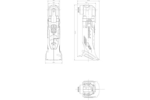 NARZĘDZIE WIELOFUNKCYJNE AKUMULATOROWE MT 18 LTX 18V METABO