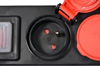 PRZEDŁUŻACZ 4 GNIAZDA Z UZIEMIENIEM WYŁĄCZNIK, 3M, IP 44 YATO