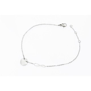 BRANSOLETKA podwójna STAL CHIRURGICZNA BST567S