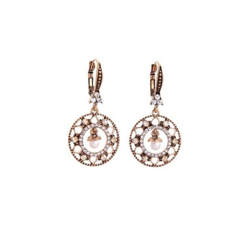 KOLCZYKI gothic stare złoto wysoka jakość K1153