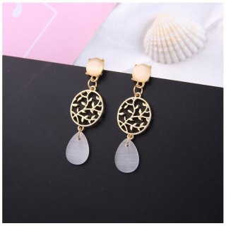 Kolczyki wiszące delikatne K1197 zapięcie S925