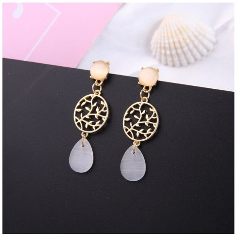 Kolczyki wiszące delikatne K1197 zapięcie S925