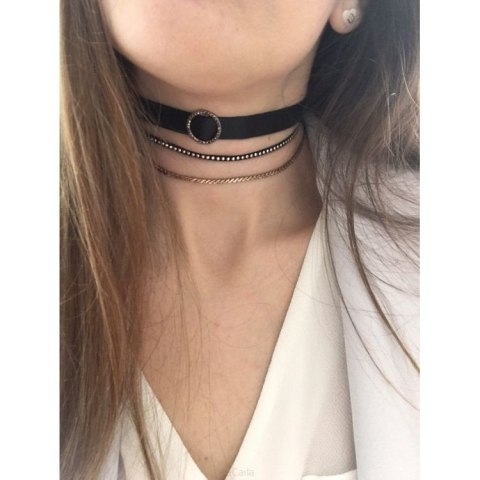 NASZYJNIK CHOKER ROCK CHAIN N486