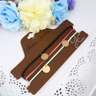 NASZYJNIK CHOKER RZEMYK - CZERŃ N530CZ