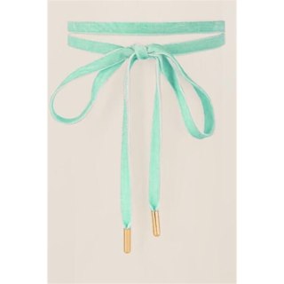 NASZYJNIK CHOKER VELVET - MIĘTOWY N484M