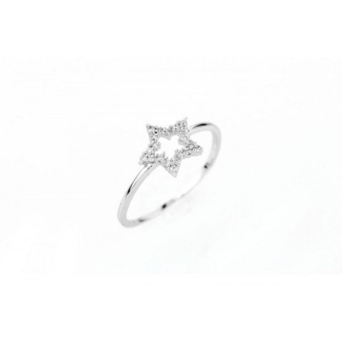 PIERŚCIONEK KRYSZTAŁKI STAL CHIRURGICZNA PST473, Rozmiar pierścionków: US7 EU14