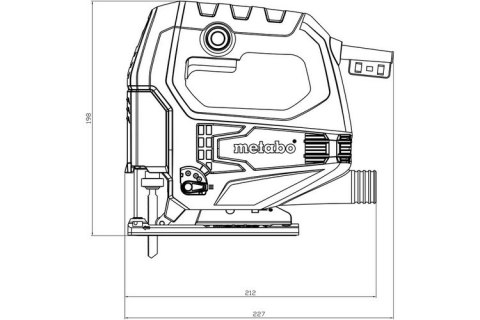 WYRZYNARKA STEB 65 QUICK + 20 SZT BRZESZCZOTÓW METABO