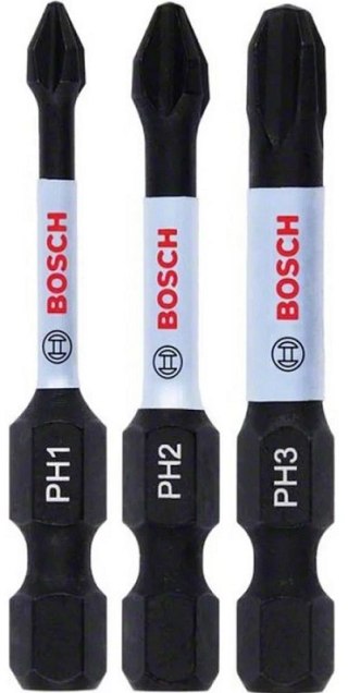 ZESTAW BITÓW IMPACT 50MM PH1,PH2,PH3, BOSCH