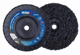TARCZA WŁÓKNINY ŚCIERNEJ 125MM M14 DEDRA