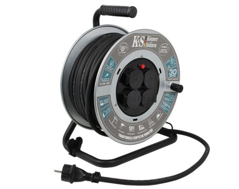 PRZEDŁUŻACZ NA BĘBNIE 30M K&S GERMANY