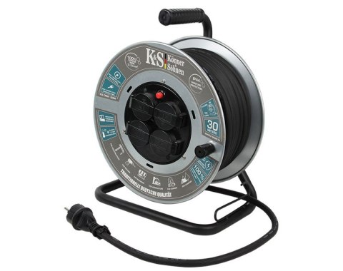 PRZEDŁUŻACZ NA BĘBNIE 30M K&S GERMANY