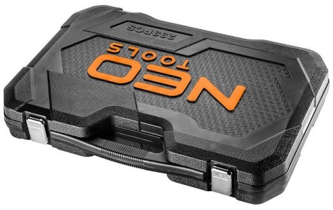 ZESTAW KLUCZY NASADOWYCH 1/2'',3/8'',1/4'' 233 CZĘŚCI NEO