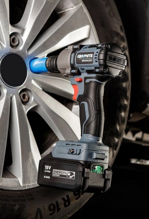 KLUCZ UDAROWY BEZSZCZOTKOWY ENERGY 18V LI-LON BEZ AKUM 450NM GRAPHITE