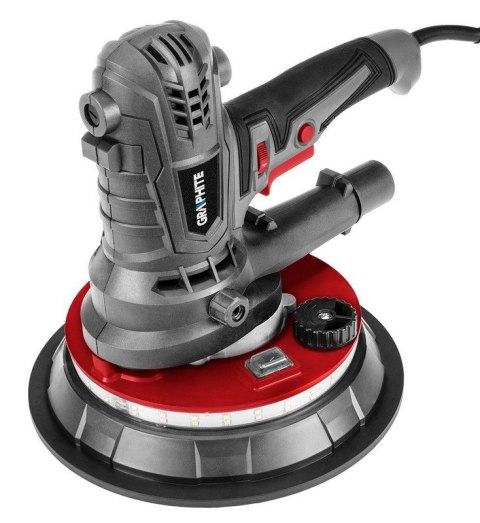 SZLIFIERKA DO GIPSU 900W, 180 MM, LED KRÓTKA GRAPHITE