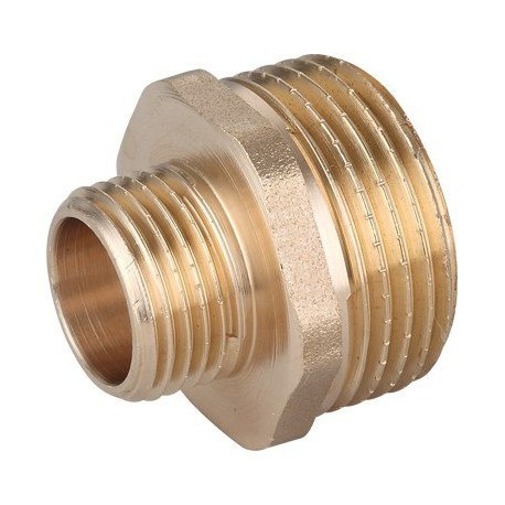 ZŁĄCZKA MOSIĘŻNA NYPEL REDUKCYJNY 3/4''X3/8'' UN