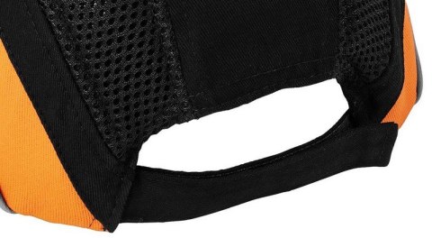 CZAPKA Z DASZKIEM ZE WZMOCNIENIEM CZARNO-POMARAŃCZOWA NEO