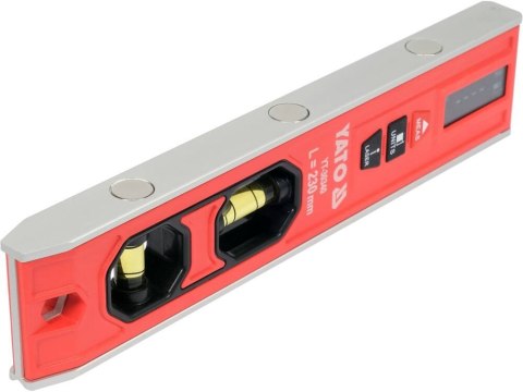 POZIOMICA TORPEDO Z DALMIERZEM LASEROWYM 230MM YATO