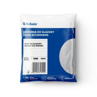 KLINY DO PŁYTEK MAŁE 100 SZTUK KUBALA