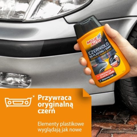 CZERNIDŁO DO PLASTIKU I GUMY 250ML MOJE AUTO