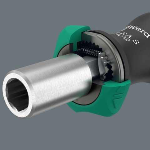 RĘKOJEŚĆ Z UCHWYTEM DO GROTÓW 838 RA S,FUNKCJA GRZECH. 1/4'' WERA