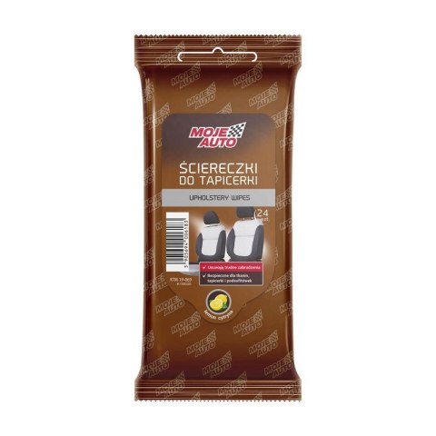 ŚCIERECZKI DO TAPICERKI I TKANIN 24 SZTUKI MOJE AUTO
