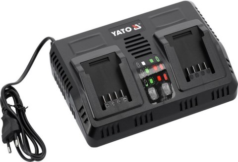 INTELIGENTNA ŁADOWARKA PODWÓJNA 18V (2,4-4,5A) YATO