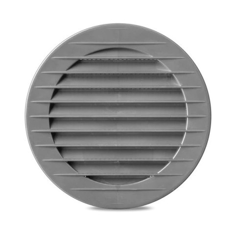 KRATKA OKRĄGŁA Z SIATKĄ FI 125 SZARY AIR ROXY