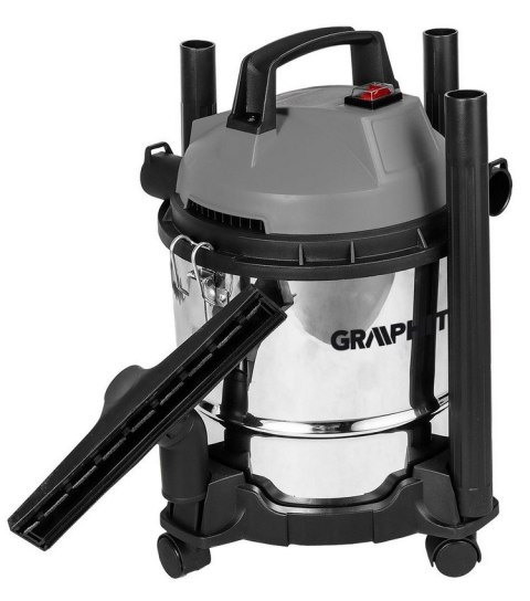 ODKURZACZ PRZEMYSŁOWY 800W 12L ZBIORNIK NIERDZEWNY GRAPHITE