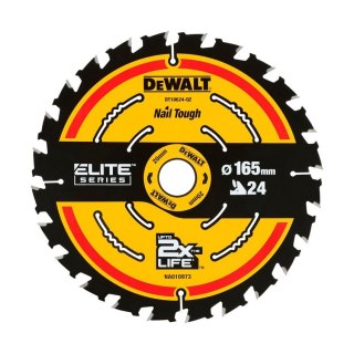 PIŁA TARCZOWA DO DREWNA ELITE 165*20MM 24 ZĘBY DEWALT