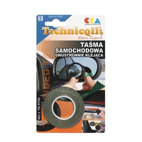 TAŚMA SAMOCHODOWA DWUSTRONNA 1.5M/19MM TECHNICQLL