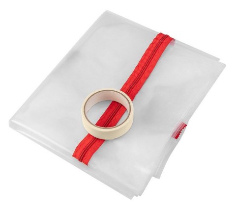 KURTYNA, OSŁONA PRZECIWPYŁOWA Z ZAMKIEM 'L' PE NEO