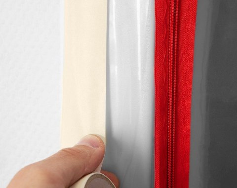 KURTYNA, OSŁONA PRZECIWPYŁOWA Z ZAMKIEM 'L' PE NEO