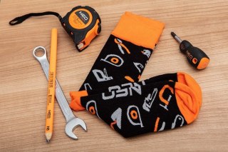 SKARPETY KOLOROWE NEO TOOLS, ROZMIAR 39-42 NEO