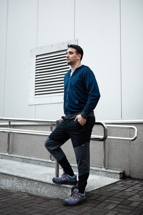 SPODNIE DRESOWE COMFORT CZARNO-SZARE ROZMIAR XXL NEO