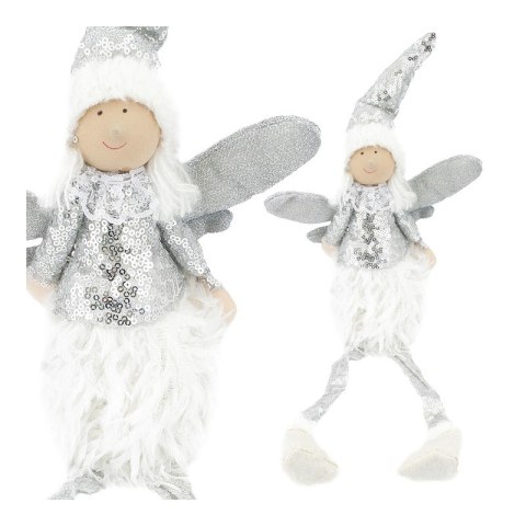 ANIOŁ ŚWIĄTECZNY BOŻE NARODZENIE siedzący 50 cm Z PLUSZU ASN01S