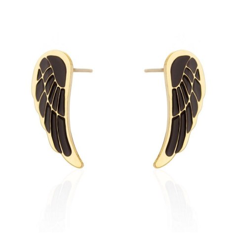 Kolczyki ze stali chirurgicznej pozłacane sztyft KST2137