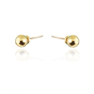 Kolczyki ze stali szlachetnej pozłacanej sztyft KST2224