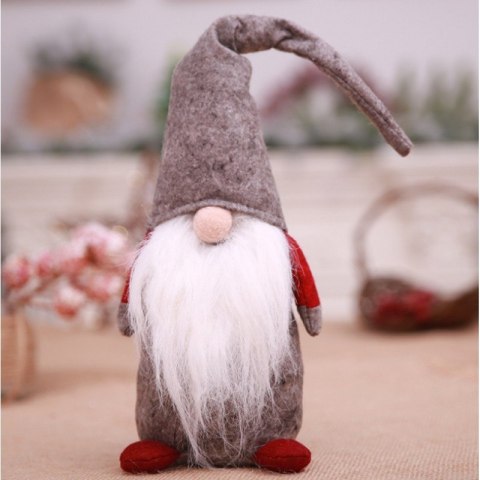 Mikołaj skrzat krasnal świąteczny Boże Narodzenie 44 cm z pluszu KSN22SZ
