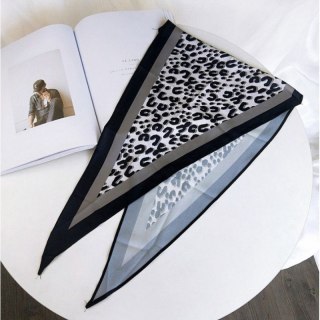 Szal Apaszka chusta print Animal szarość SZAL43WZ2