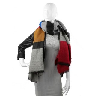 Szal chusta kaszmir kolory SZALS5