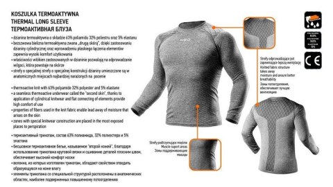 KOSZULKA TERMOAKTYWNA ROZMIAR L/XL NEO