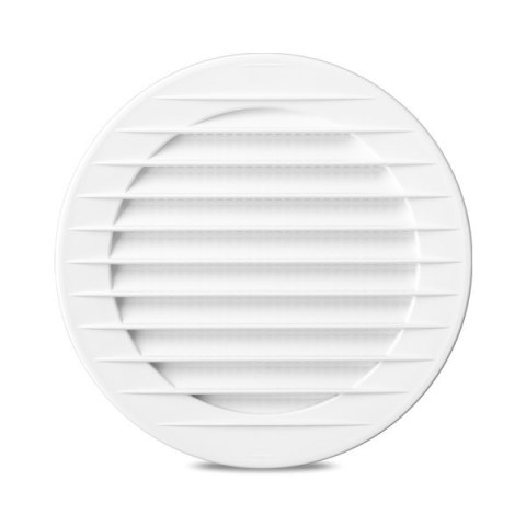 KRATKA OKRĄGŁA Z SIATKĄ FI 120 BIAŁA AIR ROXY