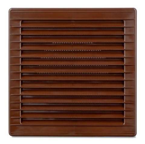 KRATKA WENTYLACYJNA Z SIATKĄ 170*170, FI 100 BRĄZ AIR ROXY