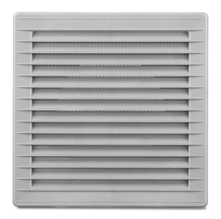 KRATKA WENTYLACYJNA Z SIATKĄ 170*170, FI 150 SZARY AIR ROXY