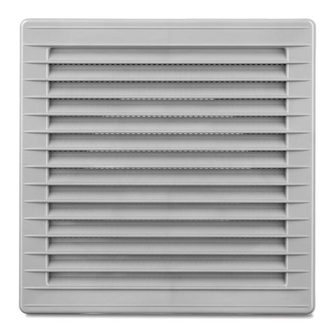 KRATKA WENTYLACYJNA Z SIATKĄ 170*170, FI 150 SZARY AIR ROXY