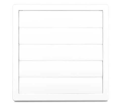 KRATKA WENTYLACYJNA Z ŻALUZJĄ GRAWITAC. 170*170,FI 125 BIAŁY AIR ROXY