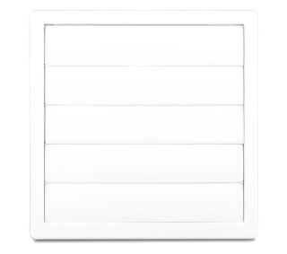 KRATKA WENTYLACYJNA Z ŻALUZJĄ GRAWITAC. 170*170,FI 150 BIAŁY AIR ROXY