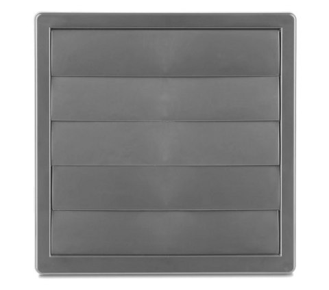 KRATKA WENTYLACYJNA Z ŻALUZJĄ GRAWITAC. 170*170,FI 150 SZARY AIR ROXY