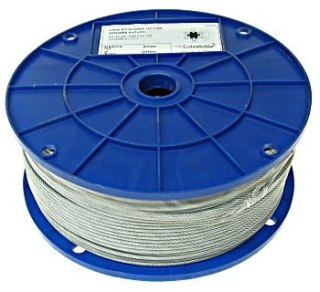 LINA STALOWA OCYNKOWANA W PCV 4.0MM ZIELONA 200MB UN