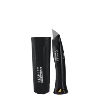 NÓŻ HEAVY DUTY OSTRZE TRAPEZ STAŁE METALOWY CZARNY STANLEY